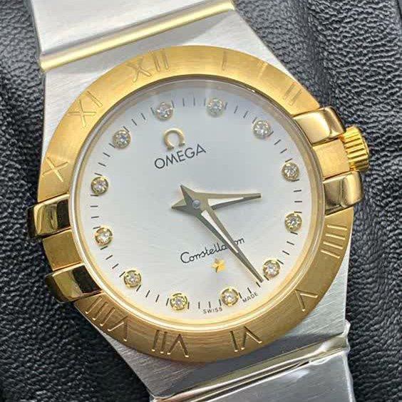 ساعت مچی زنانه امگا استیل omega